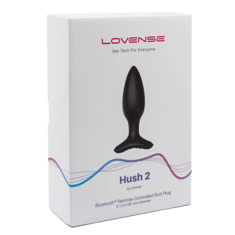Анальна смарт-вібропробка Lovense Hush 2 розмір S, крупний план текстури, деталі