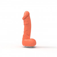 Крафтове мило-член Pure Bliss MINI Coral із присоскою, натуральне