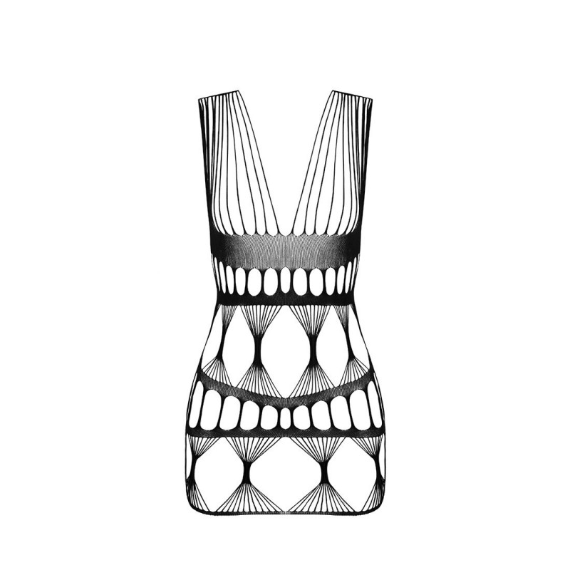 Бодістокінг-сукня Passion BS089 black в упаковці, готовий подарунок