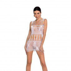 Бодистокинг мини-платье с бабочками Passion BS090 One Size white — Keks-Hub