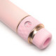 Вакуумний вібратор KISSTOY ISLA рожевий - вид збоку, ергономічний дизайн