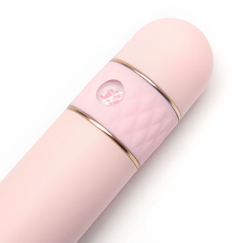 Вакуумний вібратор KISSTOY ISLA рожевий - крупний план текстури