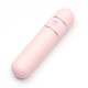 Вакуумний вібратор KISSTOY ISLA рожевий - верхній вигляд, кнопки керування