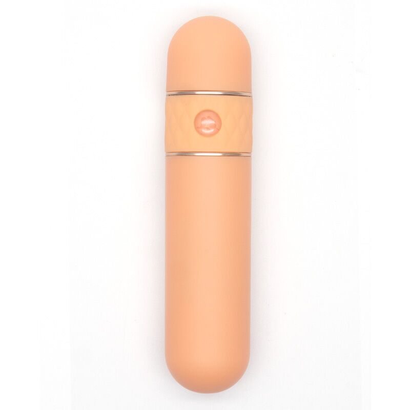 Текстура матеріалу вакуумного вібратора KISSTOY ISLA Orange - приємна на дотик