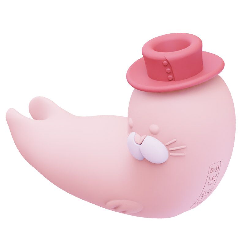 Вакуумний вібратор KISSTOY Franky Рожевий - упаковка