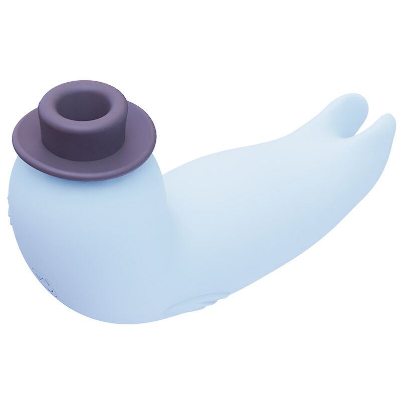 Упаковка вакуумного вібратора KISSTOY Franky Blue