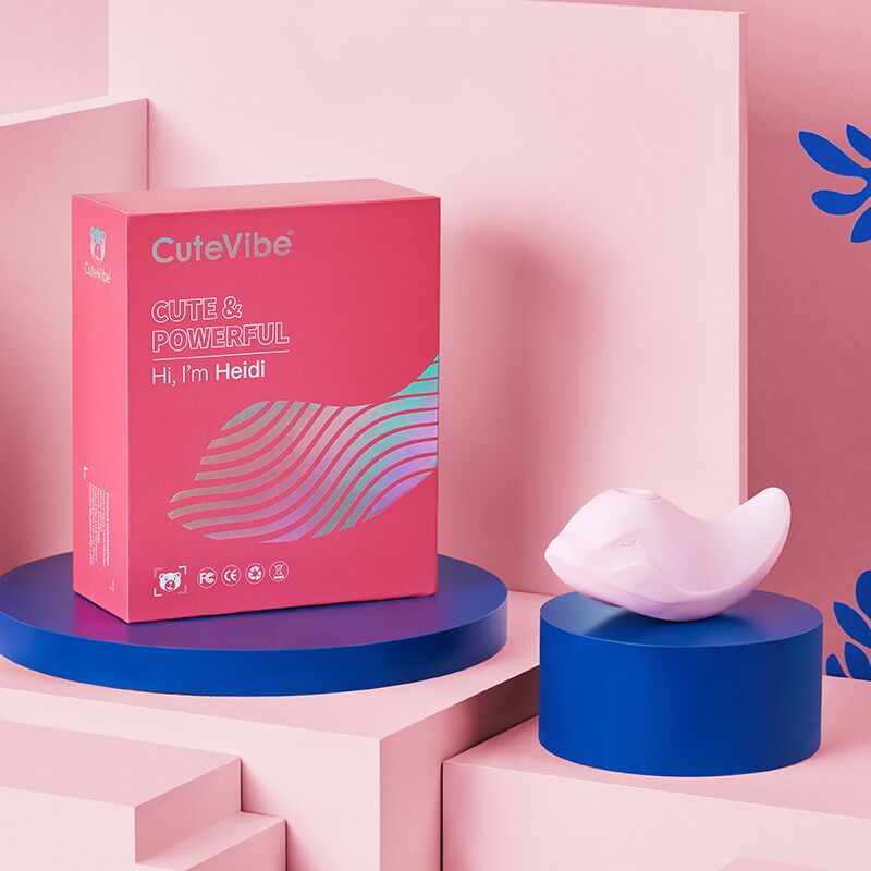 Деталі роботи вакуумного стимулятора CuteVibe Heidi Рожевий - елементи управління