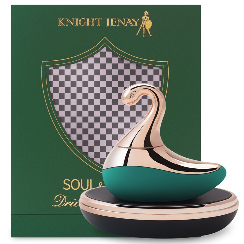 Вакуумний вібратор Knight Jenay SOUL & DESIRE у дії, що показує інтенсивність вібрацій.