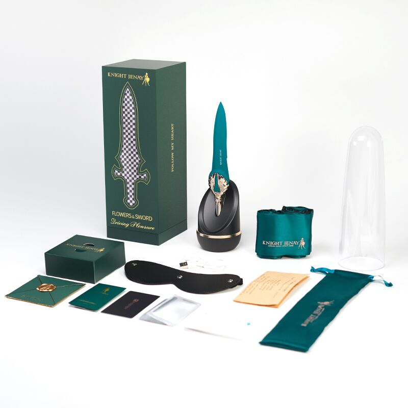 Лубрикант з комплекту вібратора Knight Jenay FLOWERS & SWORD: текстура