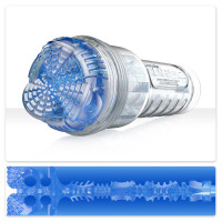 Мастурбатор Fleshlight Turbo Core Blue Ice оральний секс, глибоке горло