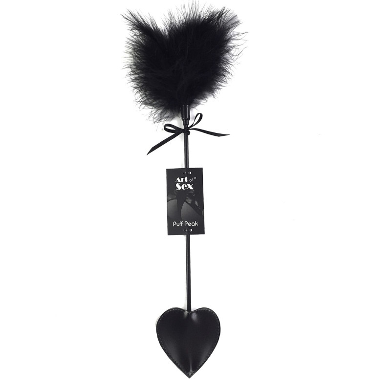 Детальний вигляд чорної лоскітки Art of Sex Puff Peak з текстурою