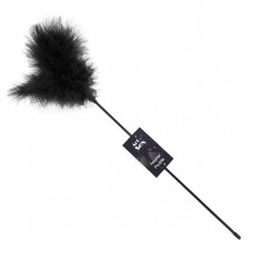 Лоскітка з пером індика Art of Sex Feather Paddle, чорна — Keks-Hub