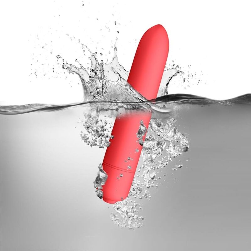 Віброкуля SugarBoo Coral Crush у вигляді збоку, підкреслює ергономічність дизайну