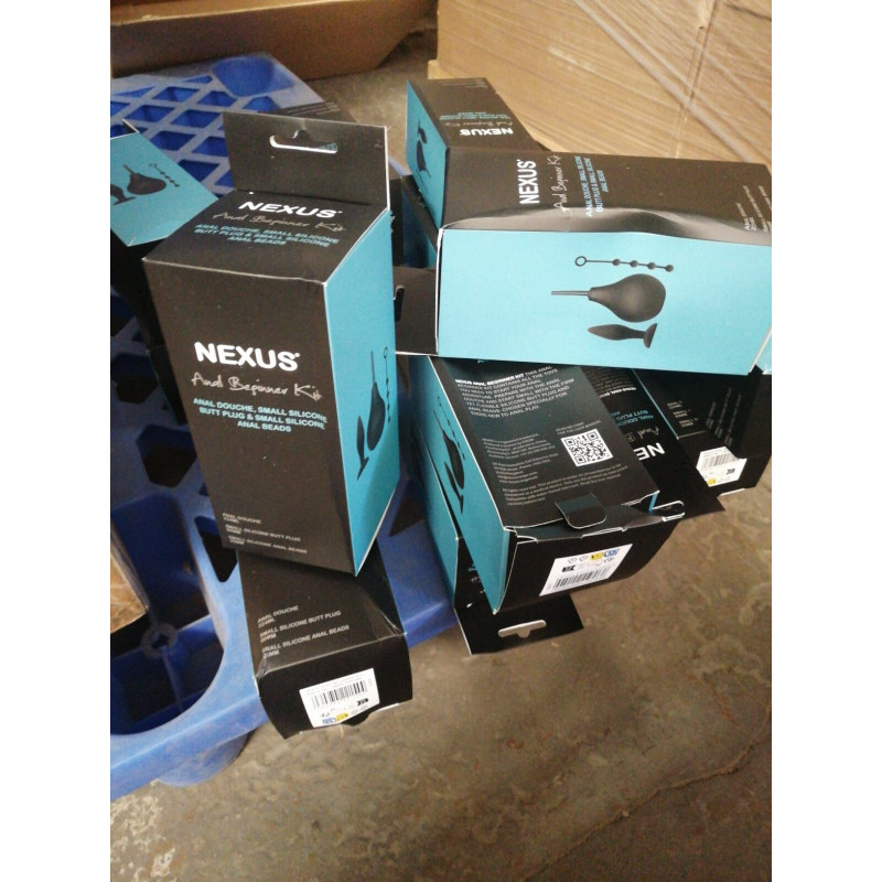 Набір для анальної стимуляції Nexus ANAL BEGINNER KIT, м'ята – детальний вид збоку, демонстрація форм