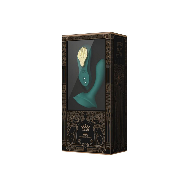 Смарт-вібратор Zalo AYA Turquoise Green, колір бірюзово-зелений, вишуканий вигляд