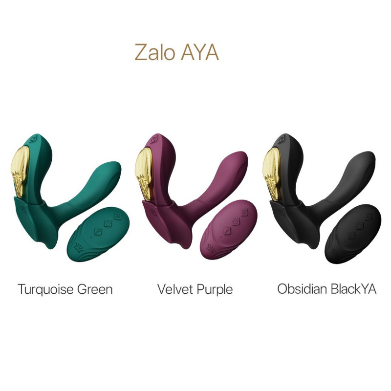 Смарт-вібратор Zalo AYA Velvet Purple – використання в трусиках