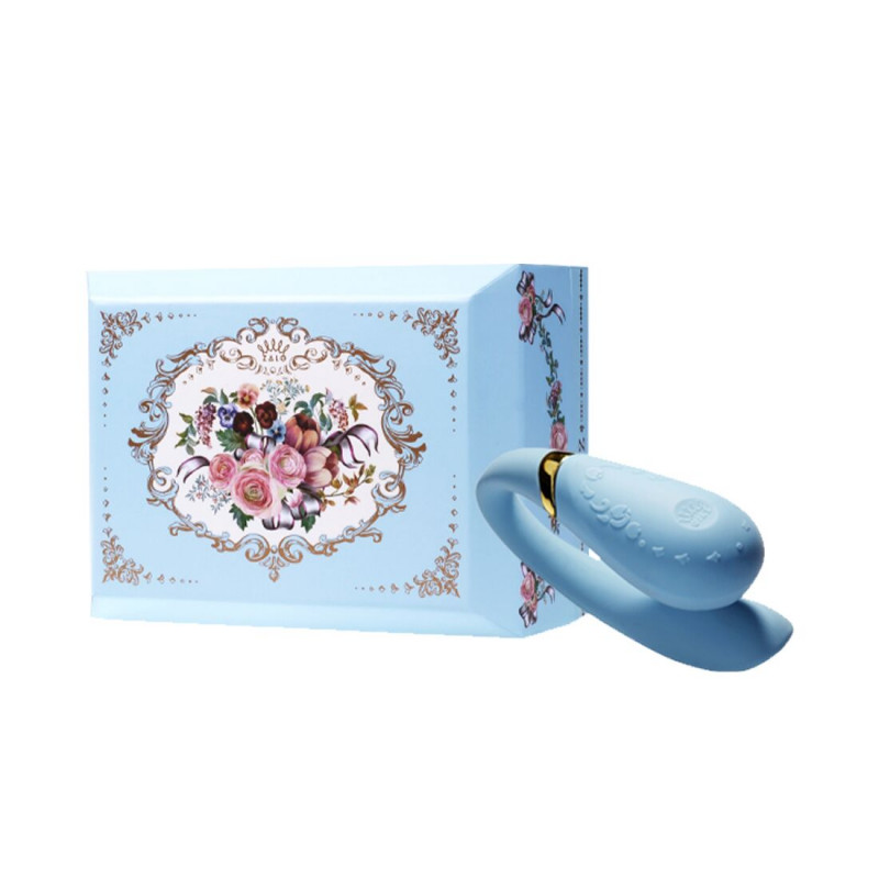 Смартвібратор Zalo Fanfan Royal Blue - повний комплект, готовий до використання