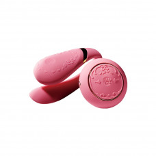 Вібратор для пар Zalo Fanfan set Rouge Pink з пультом ДК — Keks-Hub