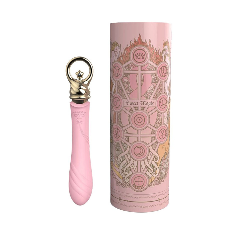 Детальний вигляд кнопки керування вібратора Zalo Sweet Magic Courage Fairy Pink