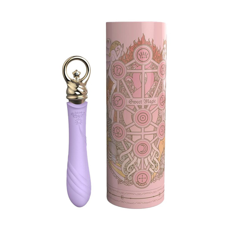 Вібратор Zalo Sweet Magic Courage Fantasy Violet, в упаковці, повний комплект