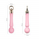 Вібромасажер Zalo Sweet Magic Confidence Wand Fairy Pink, вигляд збоку, демонструє ергономічну форму