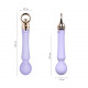 Вібромасажер Zalo Sweet Magic Confidence Wand Fantasy Violet, вид збоку, з акцентом на ергономічну ручку
