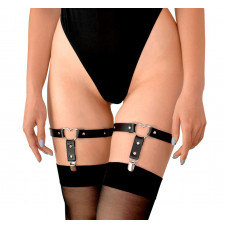 Гартери Art of Sex Paula натуральна шкіра (2 шт.) — Keks-Hub