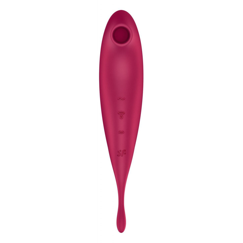 Смарт-вібратор Satisfyer Twirling Pro+ dark red у фірмовій упаковці