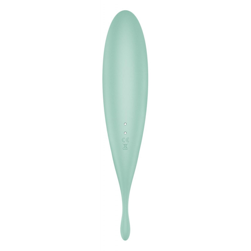 Текстура силіконового покриття Satisfyer Twirling Pro+ Mint, ніжність та безпека