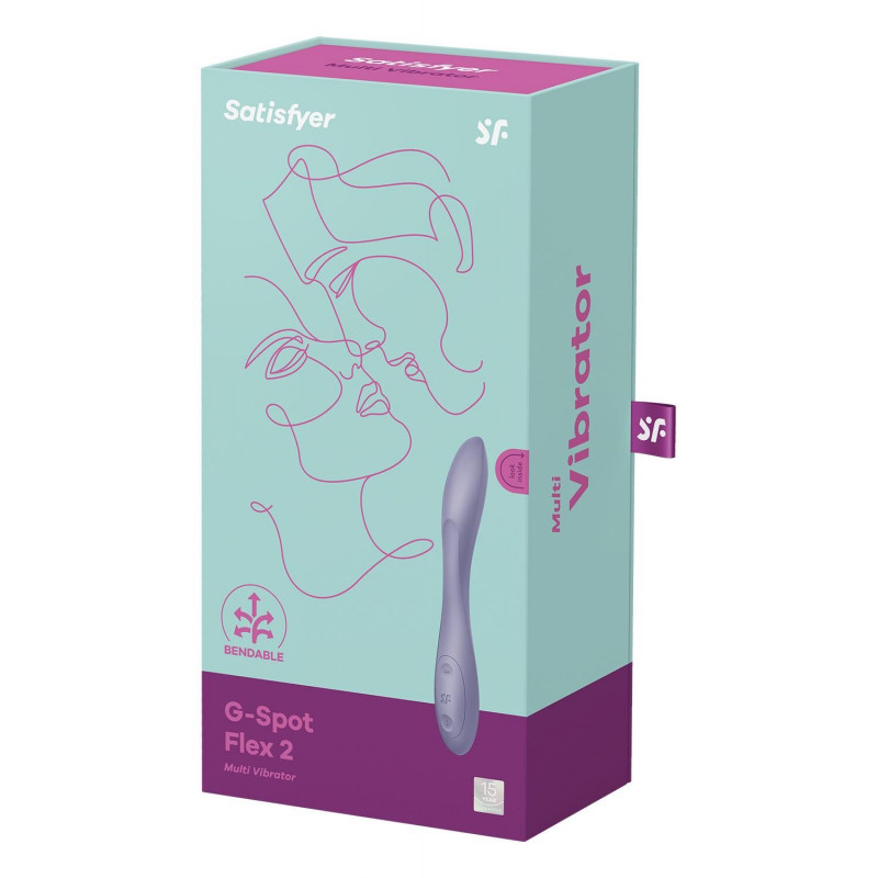 Детальний вигляд гнучкого стовбура вібратора Satisfyer G-Spot Flex 2, текстура матеріалу