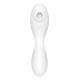 Satisfyer Curvy Trinity 5 White - вигляд збоку, демонструє ергономічний дизайн