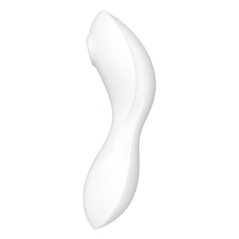 Текстура силікону Satisfyer Curvy Trinity 5 White, приємна на дотик