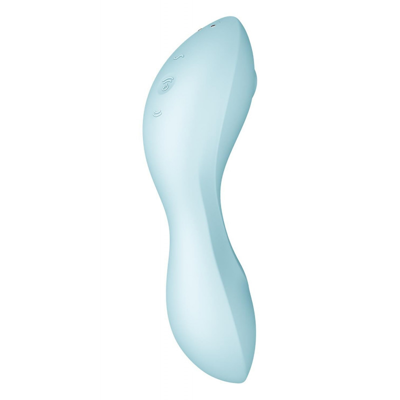 Satisfyer Curvy Trinity 5 Blue: Частий вид, що демонструє точність виконання деталей та синій колір