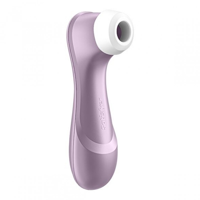Satisfyer Pro 2 Generation 2 фіолетовий – вид збоку, демонстрація форми