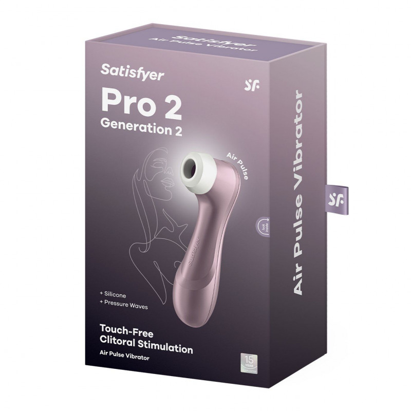 Високоякісний матеріал Satisfyer Pro 2 Generation 2 фіолетовий – гіпоалергенний силікон