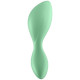 Упаковка анальної смартпробки Satisfyer Trendsetter Green, що свідчить про її преміальний статус та безпечне зберігання.