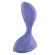 Анальна смартпробка Satisfyer Sweet Seal Lilac - вид збоку, вигнута форма для комфорту