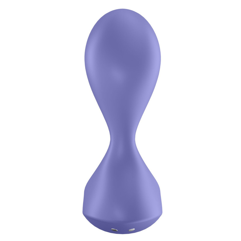 Детальний вигляд поверхні анальної смартпробки Satisfyer Sweet Seal Lilac, приємна на дотик текстура