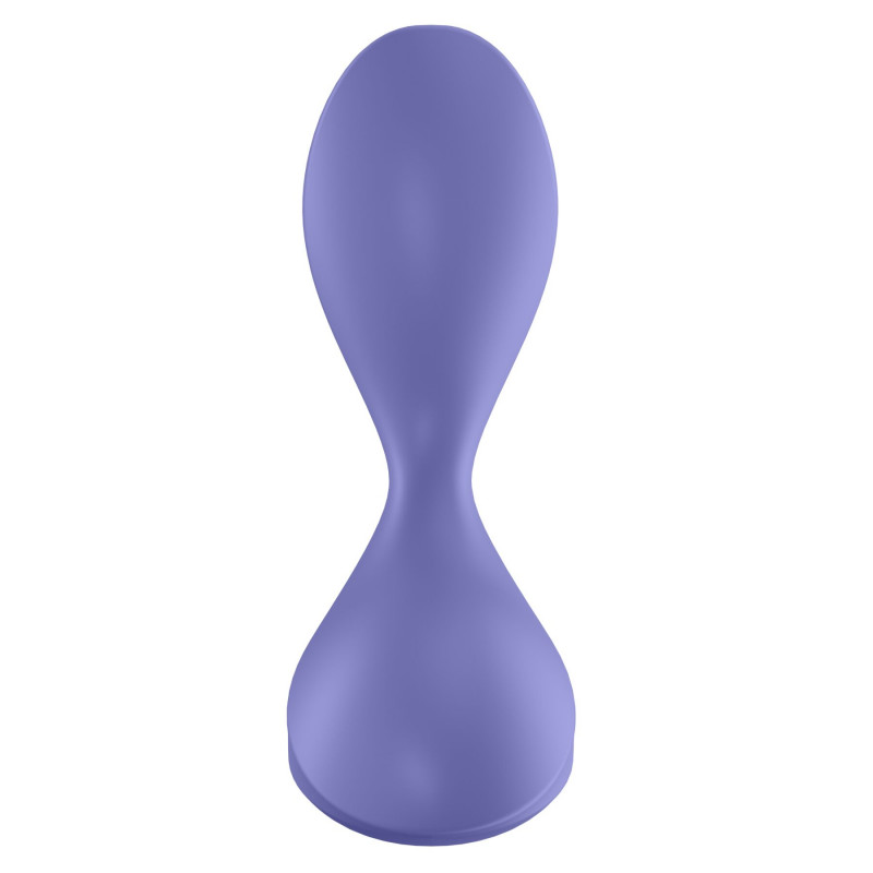 Анальна смартпробка Satisfyer Sweet Seal Lilac разом з аксесуарами, повний комплект