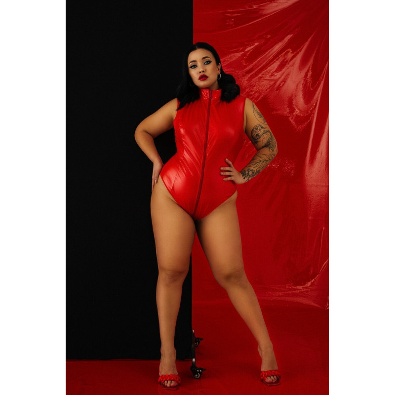 Лакированный комбидресс D&A 