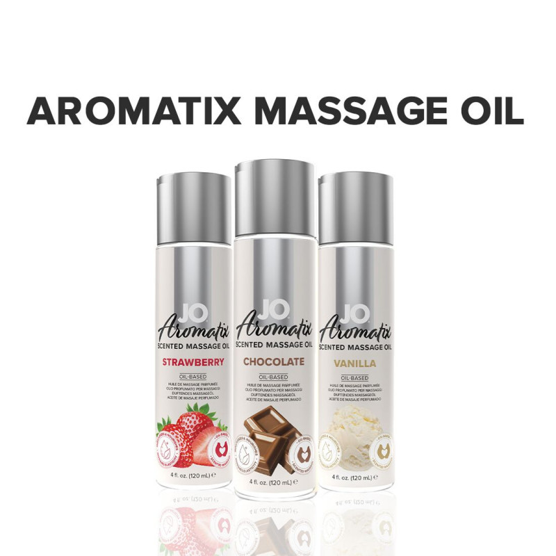 Масажна олія JO Aromatix Massage Oil Chocolate 120 мл - текстура