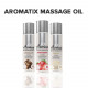Масажна олія JO Aromatix Massage Oil Strawberry 120 мл - деталі, кришечка та горлечко пляшки