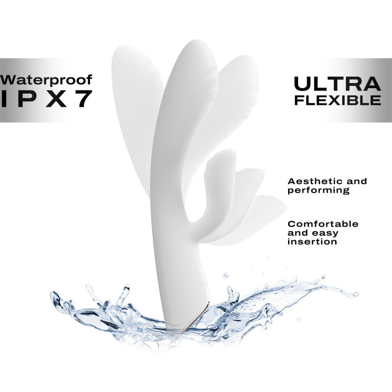 Упаковка вібратора-кролика Dorcel FLEXI RABBIT WHITE, бренд Dorcel, білий колір