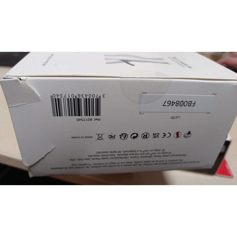 Упаковка безремінного вібрострапона Strap-On-Me MULTI ORGASM Black S, м'ятного кольору, з логотипом бренду