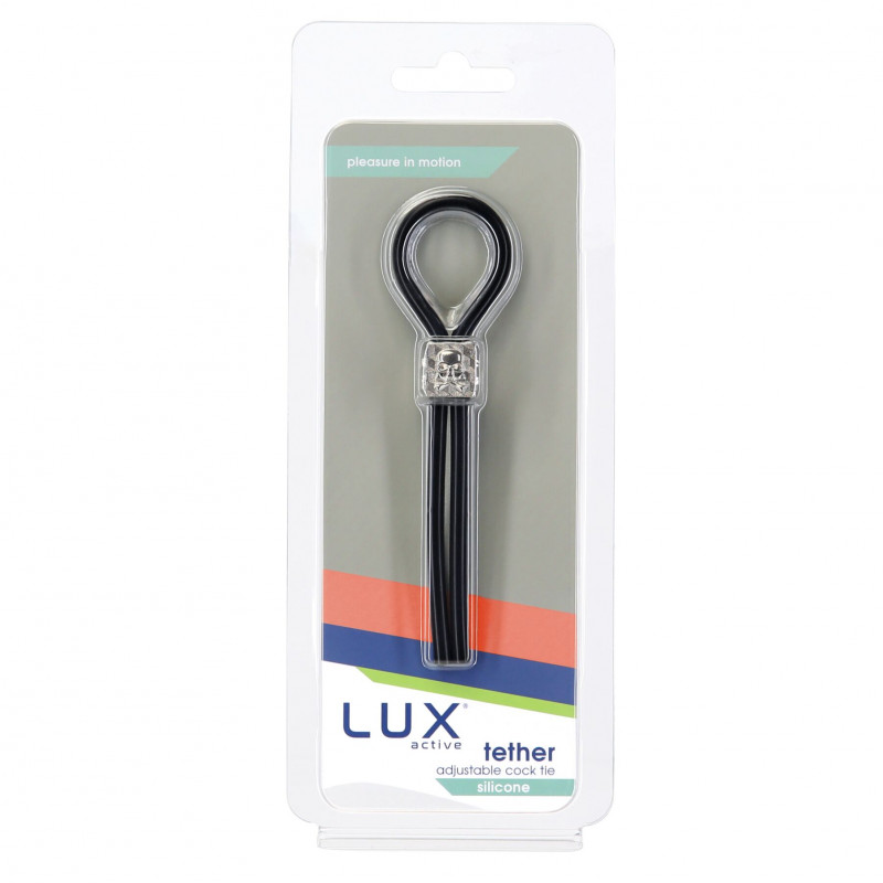 Ерекційне кільце LUX Active Tether Adjustable Silicone, крупним планом деталі