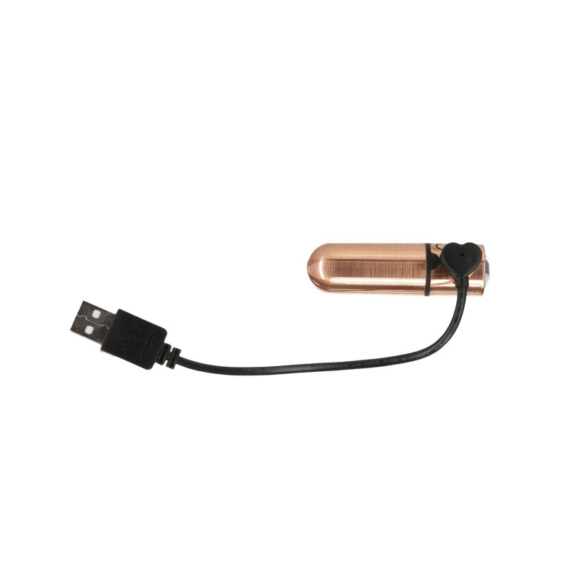 Детальний вигляд віброкулі PowerBullet First-Class Bullet 2.5″ Rose Gold, рожеве золото