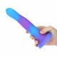 Детальний вигляд фалоімітатора ADDICTION Rave 8″ Glow in the Dark Dildo, синьо-фіолетовий