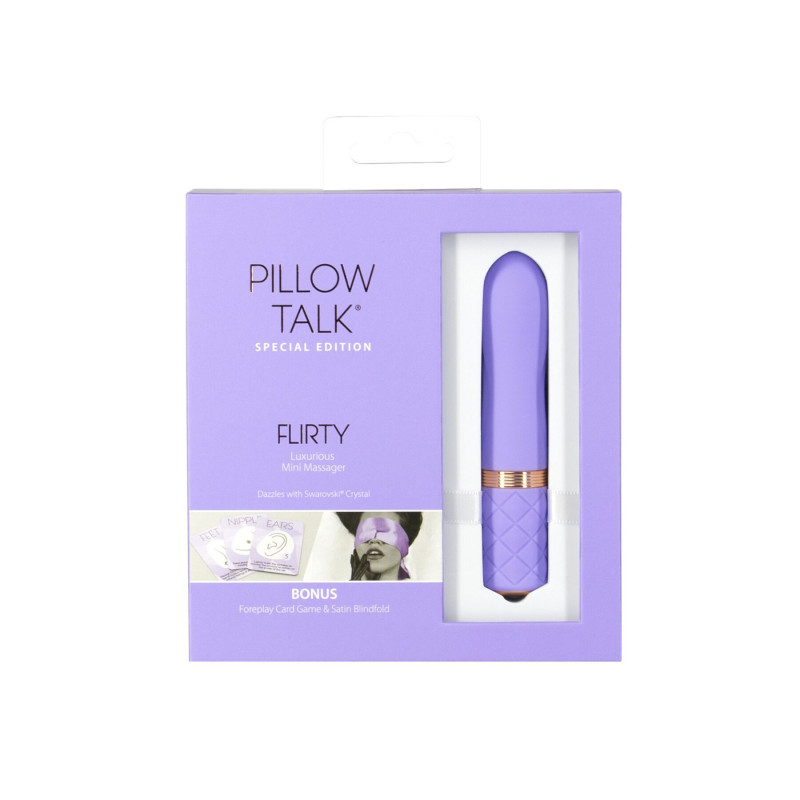 Вібратор Pillow Talk Flirty Purple Special Edition Swarovski, деталі дизайну, елегантність