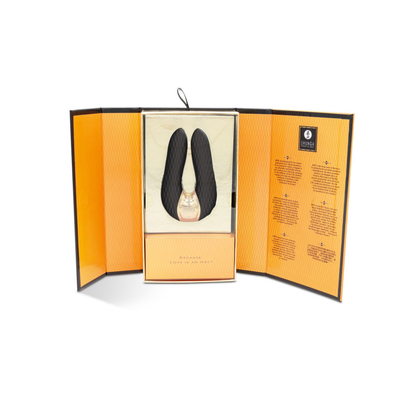 Вібратор Shunga Aiko Black – компактний розмір для подорожей