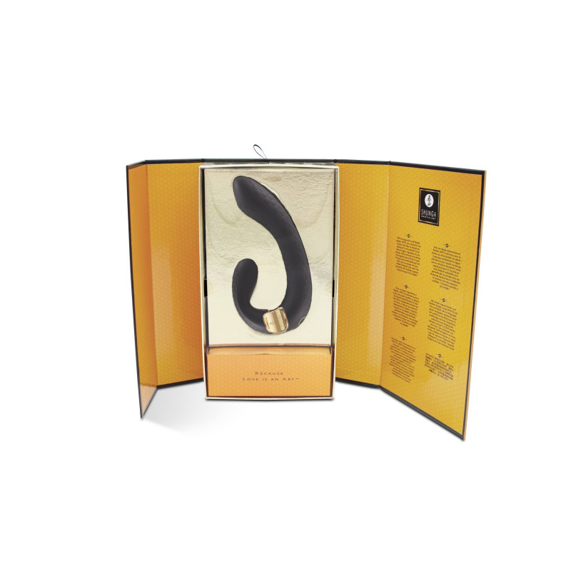 Вібратор-кролик Shunga Miyo Black: детальний вигляд кнопки керування